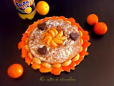 Tarta Fanta naranja y mandarina