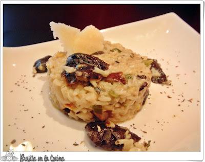 Risotto de setas y queso azul Risotto de setas y queso azul