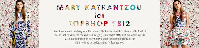 Mary Katrantzou*Colaboración Topshop Mary Katrantzou*Colaboración Topshop