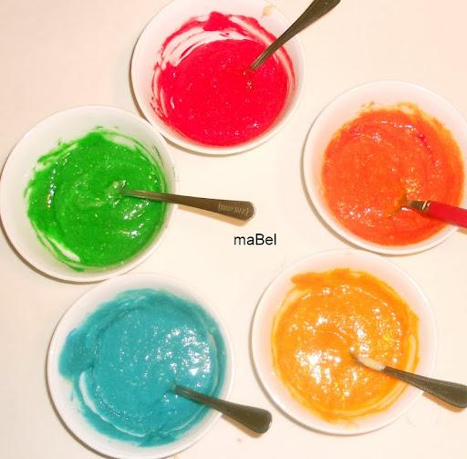 Rainbow cupcakes - Magdalenas de colores Rainbow cupcakes - Magdalenas de colores