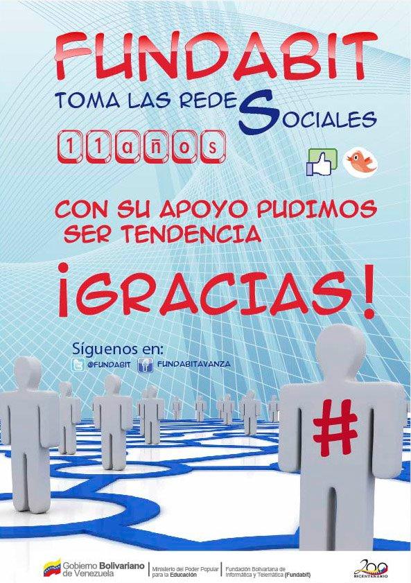 FUNDABIT Por tu Apoyo pudimos ser Tendencia!!! FUNDABIT Por tu Apoyo pudimos ser Tendencia!!!