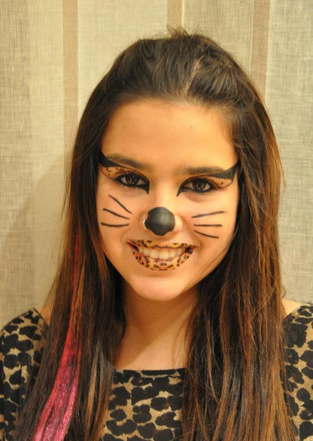 Maquillaje felino para Carnaval Maquillaje felino para Carnaval