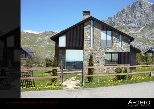 A-cero projects A-cero presenta una reforma para una vivienda en Formigal