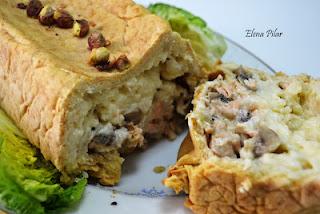 Pastel crujiente de Salmón y Bacalao Pastel crujiente de Salmón y Bacalao