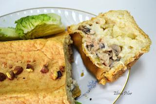 Pastel crujiente de Salmón y Bacalao Pastel crujiente de Salmón y Bacalao