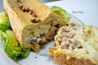 Pastel crujiente de Salmón y Bacalao Pastel crujiente de Salmón y Bacalao