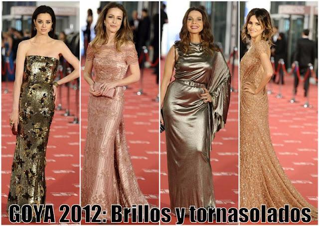 La moda en los Premios Goya 2012