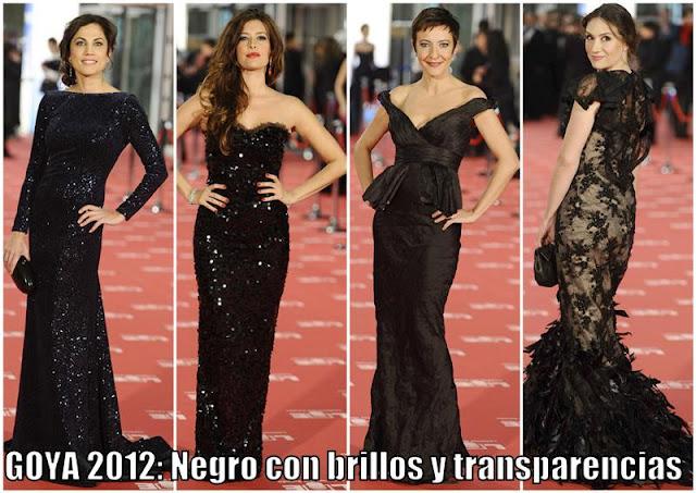 La moda en los Premios Goya 2012