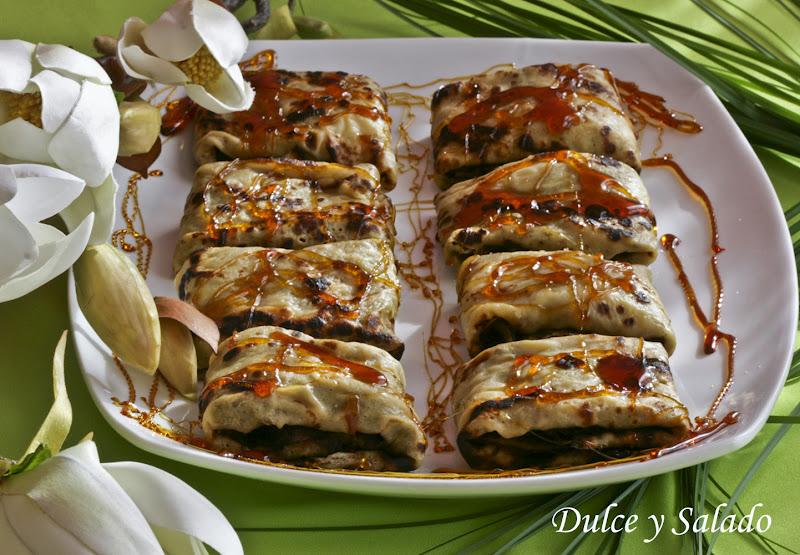 FRIXUELOS (CREPS) RELLENOS DE CREMA PASTELERA FRIXUELOS (CREPS) RELLENOS DE CREMA PASTELERA