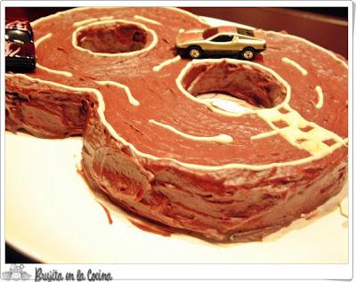 Tarta circuito coches Tarta circuito coches