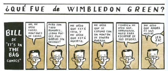 Lecturas desde La Parada (5); Wimbledon Green, una historia nacida del cuaderno del dibujante Seth