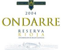 Vino Rioja Reserva 2004 de las Bodegas Ondarre