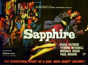 Inglaterra subterránea: Sapphire / Víctima. Negro y social, Basil Dearden contando su propio tiempo.