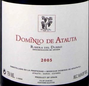 Vino Ribera del Duero Crianza 2006 de las bodegas Dominio de Atauta