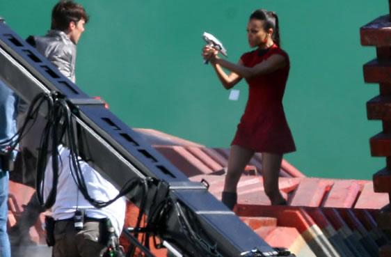 Star Trek 2. Primeras fotos del set de rodaje Star Trek 2. Primeras fotos del set de rodaje