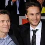 Actors Willem Dafoe (L) and Taylor Kitsc Actors Willem Dafoe (L) and Taylor Kitsc