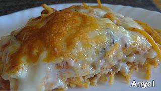 Spaguettis gratinados Spaguettis gratinados