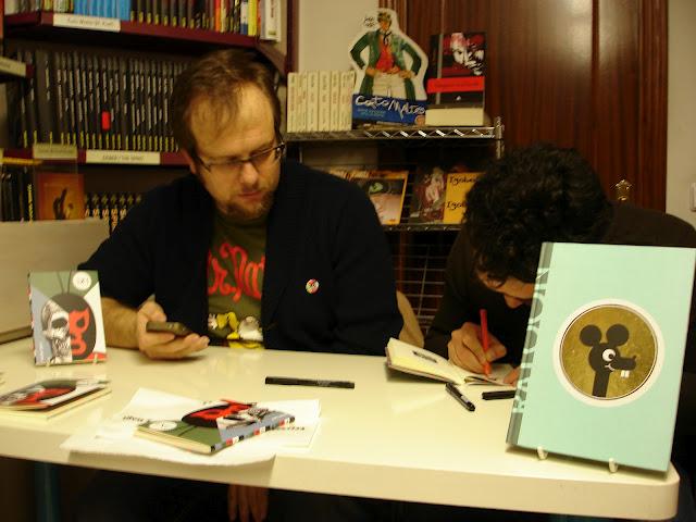 Fotos y vídeos de la presentación de 3X1 en Madrid Comics Fotos y vídeos de la presentación de 3X1 en Madrid Comics