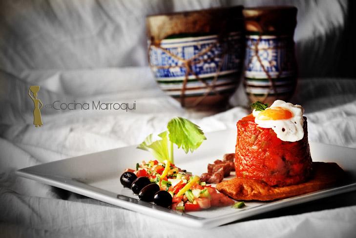 Kalia con ensalada Merk Hzina Kalia con ensalada Merk Hzina