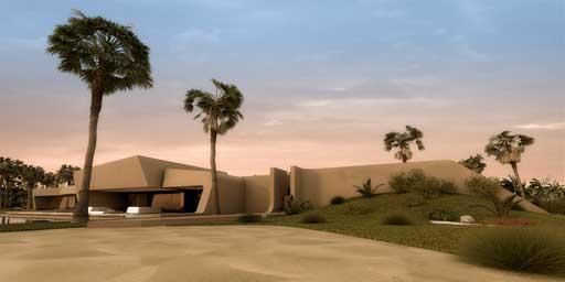 A-cero presenta el proyecto para la realización de una villa en EAU