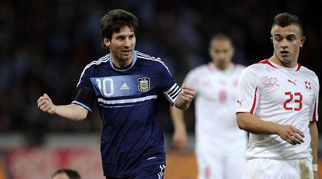 Messi 3- Suiza 1