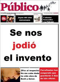 Cuando un periódico como Público muere… Cuando un periódico como Público muere…
