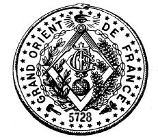 sello del Gran Oriente de Francia