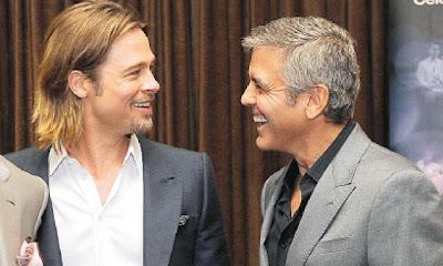 George Clooney y Brad Pitt  actuará en obra homosexual