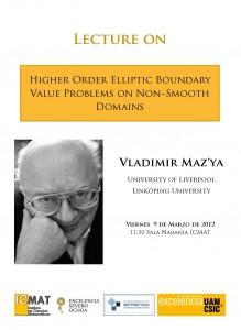 Conferencia de Vladimir Maz’ya en el ICMAT