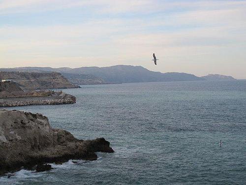  costa mediterránea desde el paseo del Faro