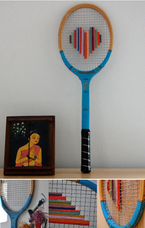 raqueta_corazon_lana Juega a frontón en casa