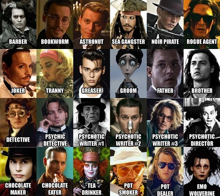 Los múltiples roles de Johnny Depp