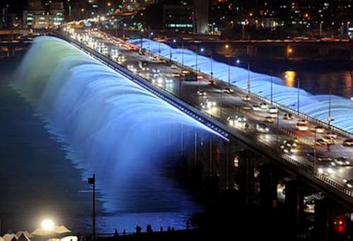 Puentes más curiosos del mundo - Banpo Bridge, Corea del Sur