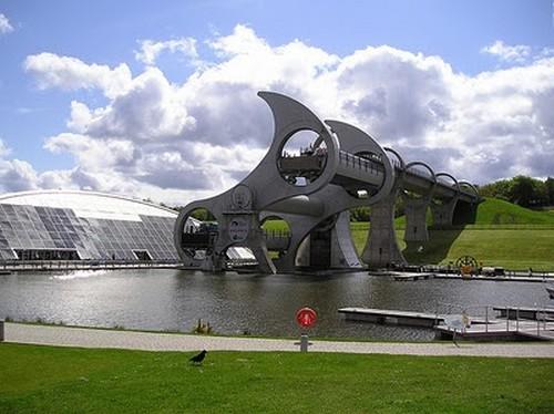 Puentes más curiosos del mundo - Falkirk Wheel, Escocia