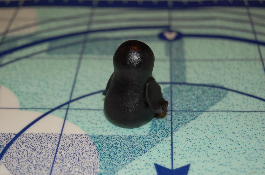 Paso a paso: Tarta fondant Iglú con pingüinos 05