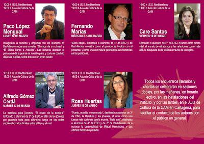 II SEMANA LITERARIA DEL IES MEDITERRÁNEO II SEMANA LITERARIA DEL IES MEDITERRÁNEO