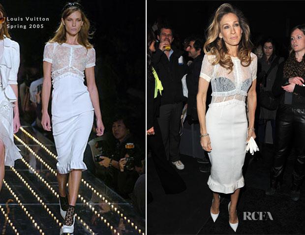 Sarah Jessica Parker en el desfile de Louis Vuitton