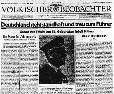 EL VÖLLKISCHER BEOBACHTER. EL PERIÓDICO OFICIAL DEL NSDAP. EL VÖLLKISCHER BEOBACHTER. EL PERIÓDICO OFICIAL DEL NSDAP.