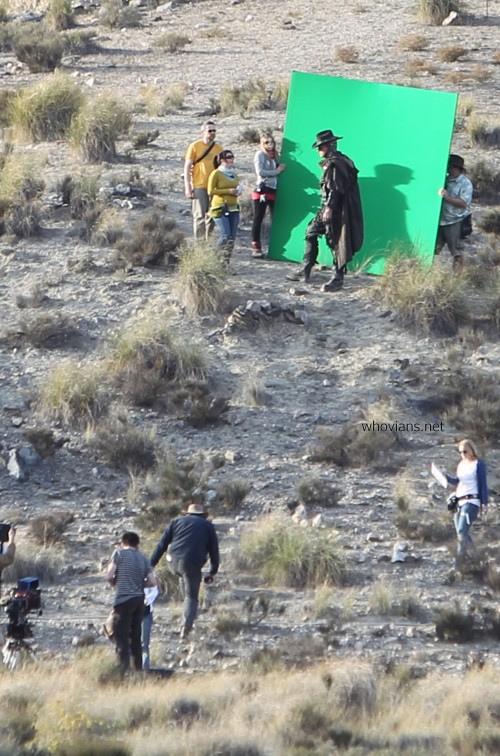 Imágenes del capítulo que ‘Doctor Who’ graba en España Doctor-Who-Green-Screen-500x756