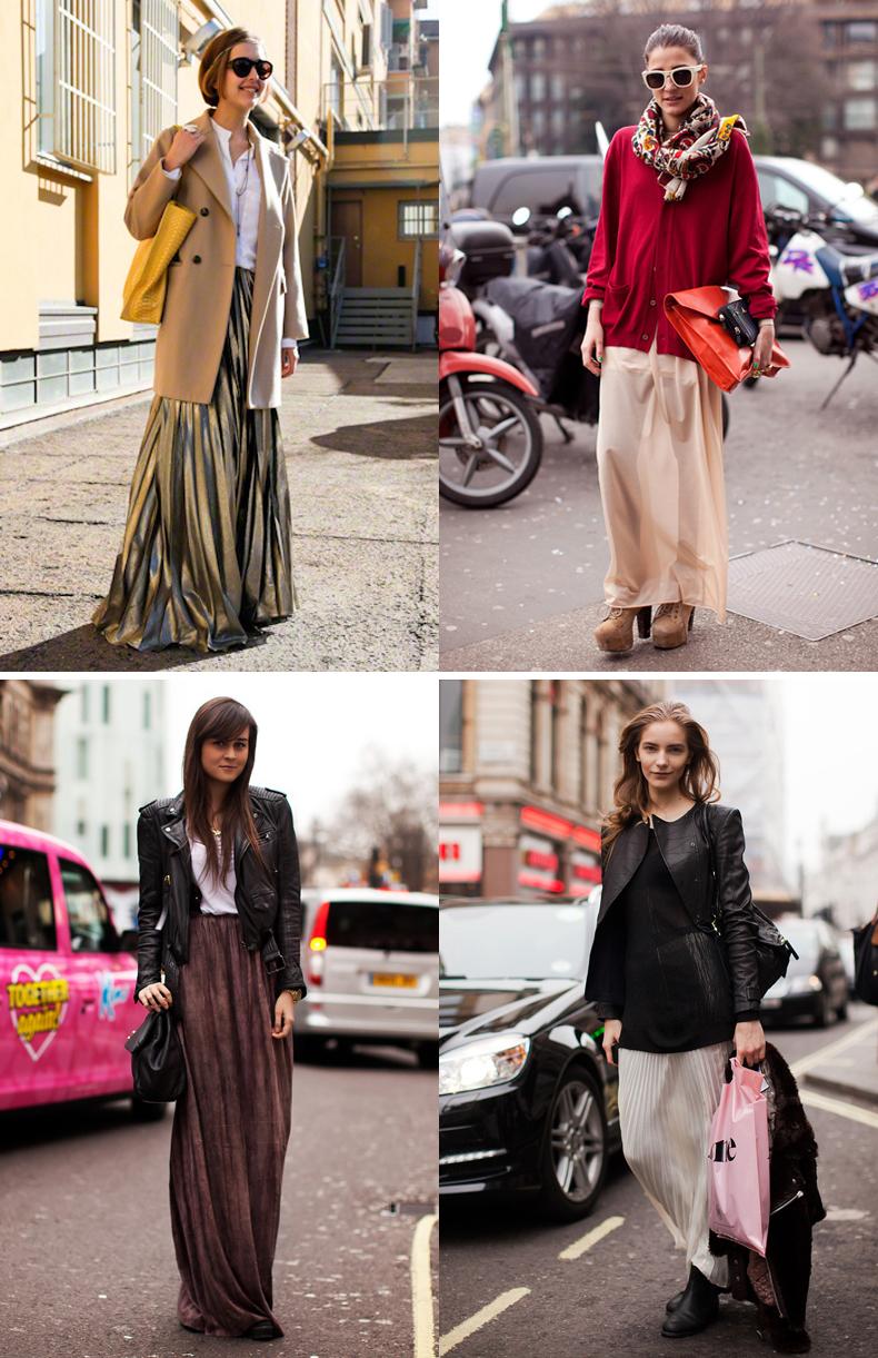 Inspiration Long Skirts collagevintage