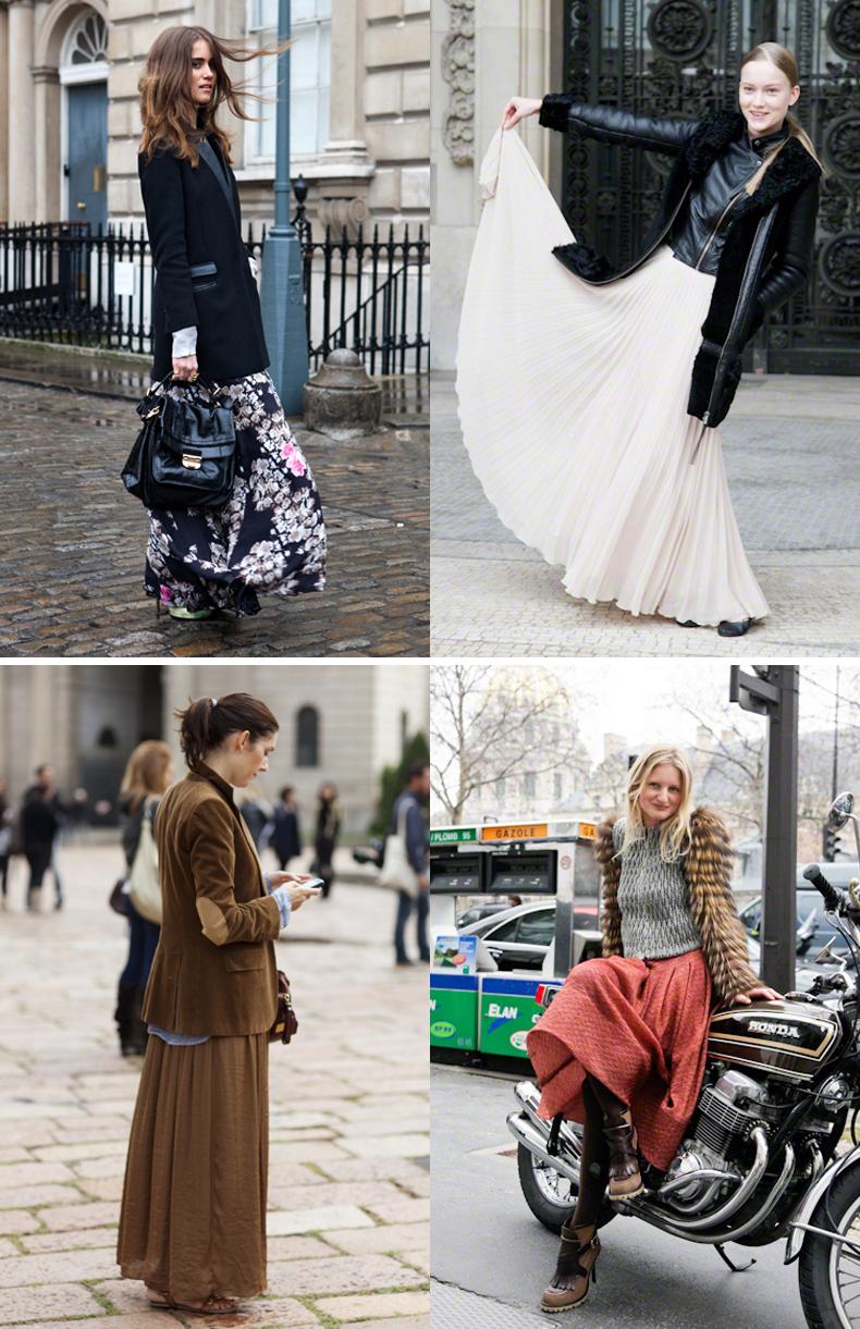 Inspiration Long Skirts collagevintage