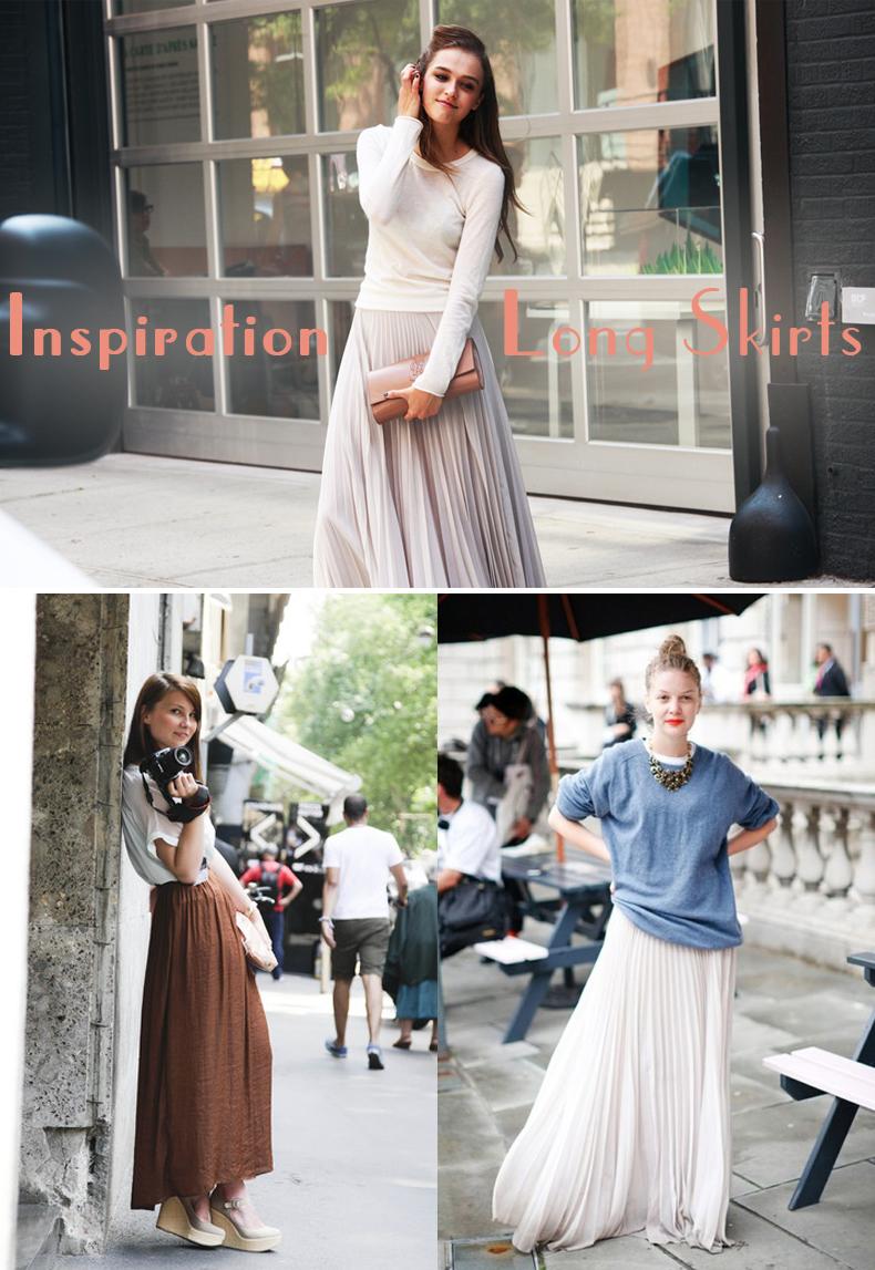 Inspiration Long Skirts collagevintage
