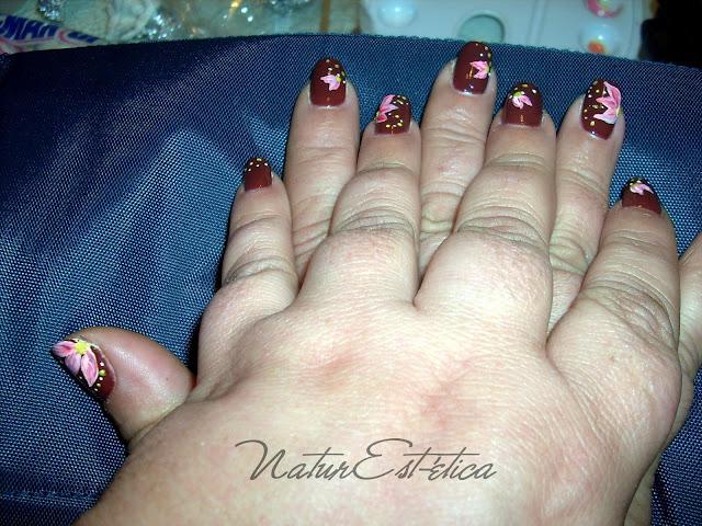 Manicura Floral Manicura Floral