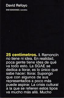 LA VIGENCIA DE 25 CENTÍMETROS EN NUESTRA CRISIS DE VALORES LA VIGENCIA DE 25 CENTÍMETROS EN NUESTRA CRISIS DE VALORES
