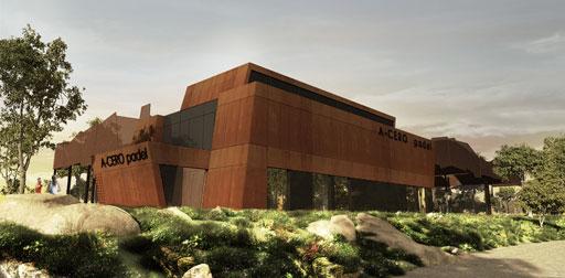 A-cero Tech Projects Club de padel A-cero Tech V2 en acero corten