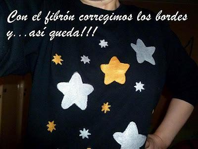 DIY Remera con estampado estrella