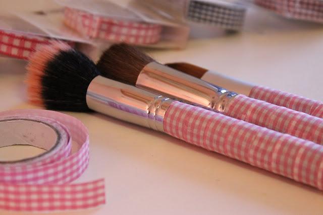 DIY Deco Tape - Customizando brochas de maquillaje