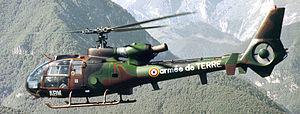 El helicóptero Gazelle El helicóptero Gazelle