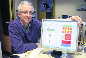 Entrevista a Eduardo Panizo, creador de la bandera de Almadén Entrevista a Eduardo Panizo, creador de la bandera de Almadén