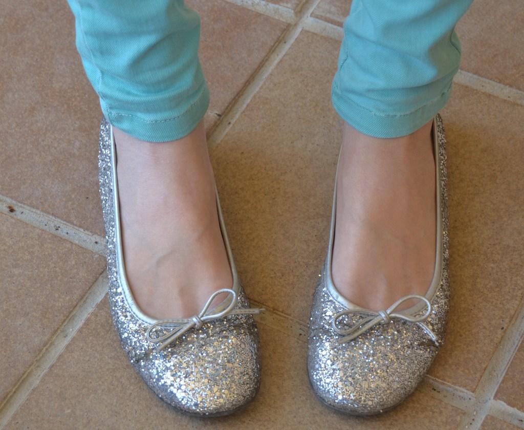 Mint pant & glitter shoes Mint pant & glitter shoes